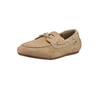 Bootsschuh DOCKERS BY GERLI "Dockers by Gerli Halbschuhe Veloursleder", Damen, Gr. 39, beige, Veloursleder, Schuhe Bootsschuh (88882833-39) beige