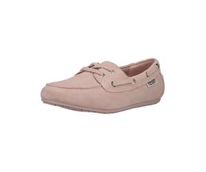Bootsschuh DOCKERS BY GERLI "Dockers by Gerli Halbschuhe Veloursleder", Damen, Gr. 41, rosa, Veloursleder, Schuhe Bootsschuh (36008325-41) rosa