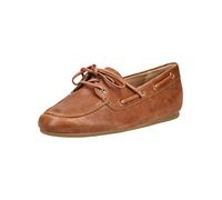 Bootsschuh HÖGL "Högl Halbschuhe Leder", Damen, Gr. 40, camel, Leder, Schuhe Bootsschuh (27608649-40) camel
