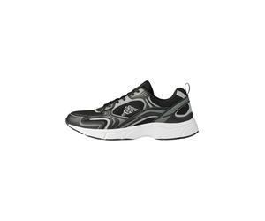 Bootsschuh KAPPA "Kappa Low shoe KMLogo", Herren, Gr. 44, Normalschaft, schwarz, grau bise, Obermaterial: 60% Polyester, 40% Polyurethan, Schuhe Bootsschuh (27914129-44) schwarz, grau bise
