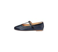 Bootsschuh LLOYD "Hochwertiger Ballerina", Damen, Gr. 5, schwarz (blau), Leder, unifarben, Schuhe Bootsschuh, mit klassischem Design (95478417-5) blau