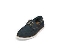 Bootsschuh MARC O'POLO "aus weichem Rindleder", Herren, Gr. 40, true navy, Obermaterial: 100% Leder, unifarben, Schuhe Bootsschuh (43592841-40) true navy
