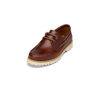 Bootsschuh MARC O'POLO "aus weichem Rindleder", Herren, Gr. 45, schwarz braun, Obermaterial: 100% Leder (Rind), unifarben, Schuhe Bootsschuh (96845327-45) schwarz braun
