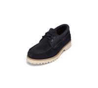 Bootsschuh MARC O'POLO "aus weichem Veloursleder", Herren, Gr. 45, navy, Obermaterial: 100% Leder (Rind), unifarben, Schuhe Bootsschuh (76550244-45) navy
