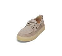 Bootsschuh MARC O'POLO "aus weichem Veloursleder", Herren, Gr. 43, light taupe, Obermaterial: 100% Leder (Rind), unifarben, Schuhe Bootsschuh (74749535-43) light taupe