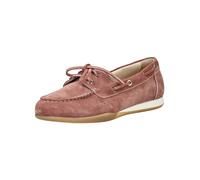 Bootsschuh NERO GIARDINI "Nero Giardini Halbschuhe Veloursleder", Damen, Gr. 38, rosa, Schuhe Bootsschuh (34657312-38) rosa