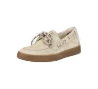 Bootsschuh PAUL GREEN "Paul Green Halbschuhe Veloursleder", Damen, Gr. 36, beige, Veloursleder, Schuhe Bootsschuh (79283363-36) beige