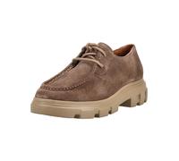 Bootsschuh PAUL GREEN "Paul Green Halbschuhe Veloursleder", Damen, Gr. 38,5, braun, Veloursleder, Schuhe Bootsschuh (92239926-38,5) braun