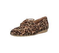 Bootsschuh PAUL GREEN "Paul Green Halbschuhe Veloursleder", Damen, Gr. 38,5, leopard, Veloursleder, Schuhe Bootsschuh (28147453-38,5) leopard