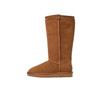 Bootsschuh PEPE JEANS "ankle boots DISS HERITAGE W", Damen, Gr. 41, braun (cognac braun), 100% Rindsvelours, Schuhe Bootsschuh (36193351-41) cognac braun