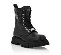 Bootsschuh PHILIPP PLEIN "Hexagon", Mädchen, Gr. 34, Normalschaft, 02, schwarz, Schuhe Bootsschuh (37150707-34) 02, schwarz