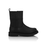 Bootsschuh PHILIPP PLEIN "Monogram", Mädchen, Gr. 33, Normalschaft, 02, schwarz, Schuhe Bootsschuh (83192944-33) 02, schwarz