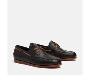 Bootsschuh TIMBERLAND "CEDAR BAY ESSENTIAL BOAT SHOE", Herren, Gr. 46, dk grn f grain, Leder, Schuhe Bootsschuh, aus Leder (71898951-46) dk grn f grain