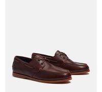 Bootsschuh TIMBERLAND "CEDAR BAY ESSENTIAL BOAT SHOE", Herren, Gr. 47,5, braun (mdbrn fgran blk), Leder, Schuhe Bootsschuh, aus Leder (11481442-47,5) mdbrn fgran blk