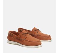 Bootsschuh TIMBERLAND "CLASSIC BOAT BOAT SHOE", Damen, Gr. 41,5, rst nubuck, Leder, Schuhe Bootsschuh, Classic Bootsschuh aus Timberland Premium Leder (46071567-41,5) rst nubuck
