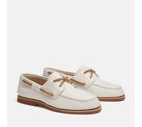Timberland Classic Boat Damen Lederschuhe mattweiß - 42