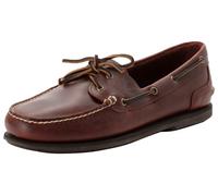Bootsschuh TIMBERLAND "CLASSIC BOAT CLASSIC BOAT 2 EYE", Herren, Gr. 44,5, braun, Leder, Schuhe Bootsschuh (29856403-44,5) braun