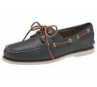 Bootsschuh TIMBERLAND "Men´s 2 Exe Boat Shoe", Herren, Gr. 43, blau (nautical, blau, wilderness), Leder, Schuhe Bootsschuh (65665226-43) nautical, blau, wilderness