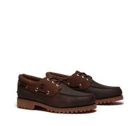 Bootsschuh TIMBERLAND "TIMBERLAND AUTHENTIC - BOAT SHOE", Herren, Gr. 42, dkbrn fg dkbrn, Leder, Schuhe Bootsschuh, Bootsschuh aus Leder (28521860-42) dkbrn fg dkbrn