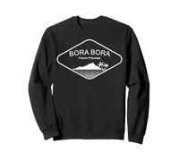 Bora Palmen Insel Strand Polynesien Tahiti Fidschi Sweatshirt