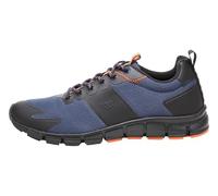 Boras Fashion Sports Sneaker 'Flash' Übergrößen Navy/Black/orange 5225-1605, Herren:48 EU