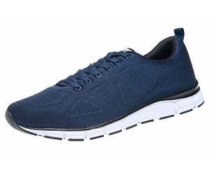 Boras Fashion Sports Unisex Sneaker Basic blau/weiss auch in Übergrößen 5203-0051