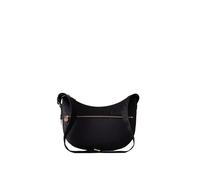 Borbonese Kleines Umhängetasche mit Fronttasche schwarz - Farb-Varianten: Schwarz