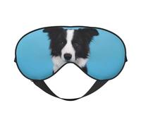Border Collie Schlafmaske, Nacht-Augenbinde, weicher Augenschutz für Damen und Herren, für Reisen, Nickerchen, Meditation