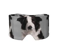 Border Collie, Vollständige Augenabdeckungen, lichtblockierende Augenmaske, Schlafaugen- und Ohrenschützer