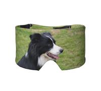 Border Collie, Vollständige Augenabdeckungen, lichtblockierende Augenmaske, Schlafaugen- und Ohrenschützer