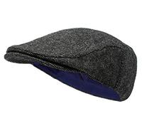 Borges & Scott Die Galway - Irish Tweed Flat Cap - Irischer Schiefer - Groß