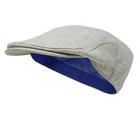 Borges & Scott Die Sammy - Flat Cap aus irischem Leinen - Natürliches Leinen - M