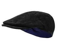 Borges & Scott The Tanner - Flat Cap aus Leder - Kappe mit weichem Schweinslederfutter