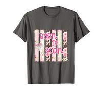 Born to Scan Sonography Floral Graphic - Ultrasound Tech T-Shirt