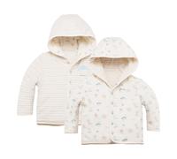 Bornino Aqua Friends Wendejacke 50 natur/hellblau interlock