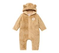 Bornino Country Love Plüschoverall Kapuze mit Ohren 62 beige fleece