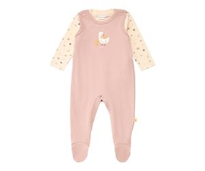 Bornino Country Love Strampler-Set 2-tlg. mit Shirt 62 rosa/natur