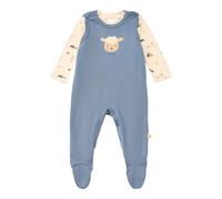 Bornino Country Love Strampler-Set 2-tlg. mit Shirt Schaf 50 blau/natur