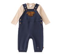 Bornino Cuddly Friends 2-tlg. Set Latzhose mit Shirt Hund 86 blau sweat