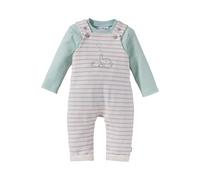 Bornino Lieblinge 2-tlg. Set Latzhose mit Shirt Elefant 86 offwhite/light grey/green