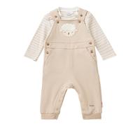 Bornino Lieblinge 2-tlg. Set Latzhose mit Shirt Schaf 74 beige/natur sweat