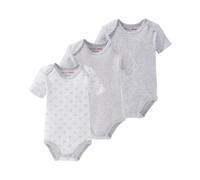 Bornino Lieblinge 3er-Pack Bodys kurzarm 62 grau