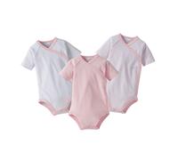 Bornino Lieblinge 3er-Pack Wickelbodys kurzarm 62 rosa