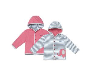 Bornino Lieblinge Wendejacke Elefant Ringel 50 blau/rot/weiß interlock