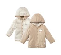 Bornino Lieblinge Wendejacke Wolke 62 beige/weiß interlock