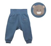 Bornino On The Road Jogginghose mit Po-Applikation Bär 74 blau