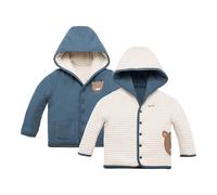 Bornino On The Road Wendejacke Ringel Bär 62 blau/natur interlock