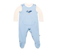 Bornino Sunny Adventure Strampler-Set 2-tlg. mit Shirt Wal 50 hellblau/natur