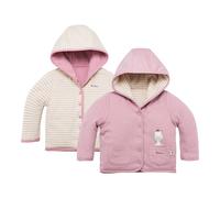 Bornino Sunny Adventure Wendejacke Ringel Zebra 62 rosa/natur interlock