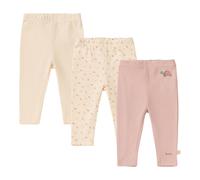 Bornino Wild Nature 3er-Pack Leggings 62 natur/rosa